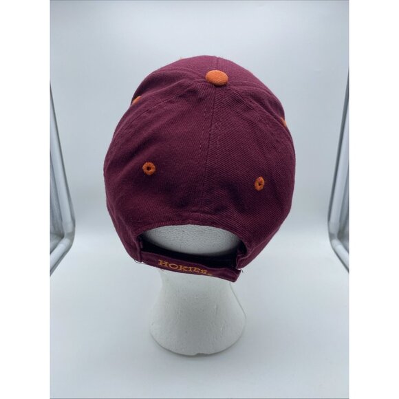 Virginia Tech Hokies Maroon Cap Hat VT Hook & Loop NCAA Signatures - Picture 4 of 9